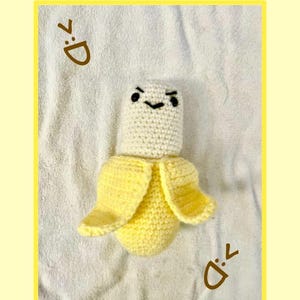 Mischievous Banana Friend Crochet Pattern