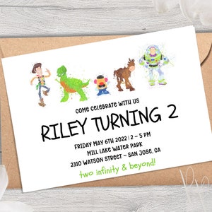 Toy Story Birthday Invitation Digital Download