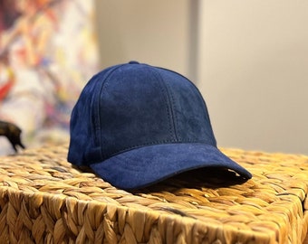 Gorra de béisbol estilo camionero azul de estilo urbano: gorra unisex de hip hop con cierre a presión, de malla transpirable, ajustable, ideal para el verano.