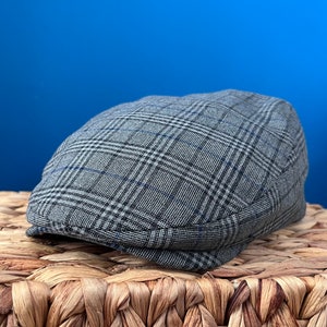 Gray Black Striped Cotton Bucket Hat for Men Women Summer Beach Sun Hat Foldable Wide Brim Outdoor Travel Hat Casual Streetwear Style