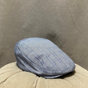 Stylish Sky Blue Linen Summer Flat Cap, Handcrafted Blue Baker Boy Cap, Peaky Blinders Style, Vintage Irish Flat Cap, Men&#39;s Fashion Hat