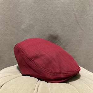 Red Summer Flat Cap - Handcrafted Red Baker Boy Cap, Peaky Blinders Hat, Vintage Irish Cap, Men&#39;s Fashion Hat, London Cap, Gift for her/him