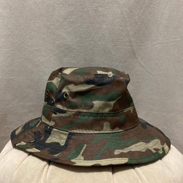 Versatile Camouflage Safari Hat,Sun Protection,Bucket Hat,Military Boonie Hat,Camping Hat,Summer Cap, Army Cap,Hiking Cap,Best Birthday Gift