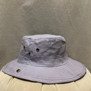Gray Safari Hat, Sun Protection, Bucket Hat, Military Boonie Hat, Camping Hat, Summer Cap, Army Cap, Hiking Cap, Birthday Gift
