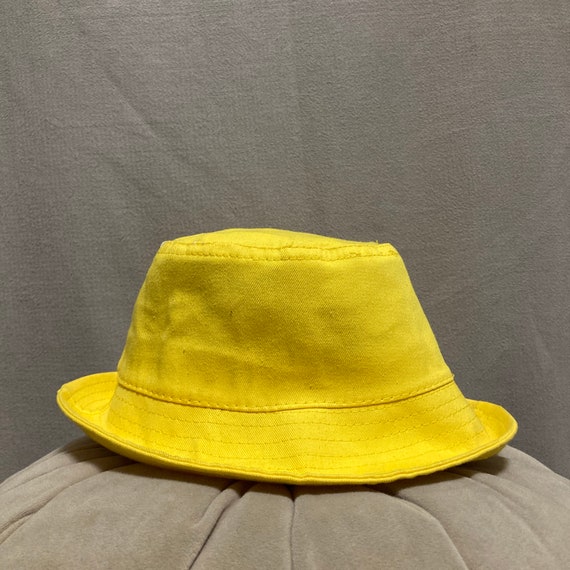 Yellow Linen Bucket Hat, Women display picture 3