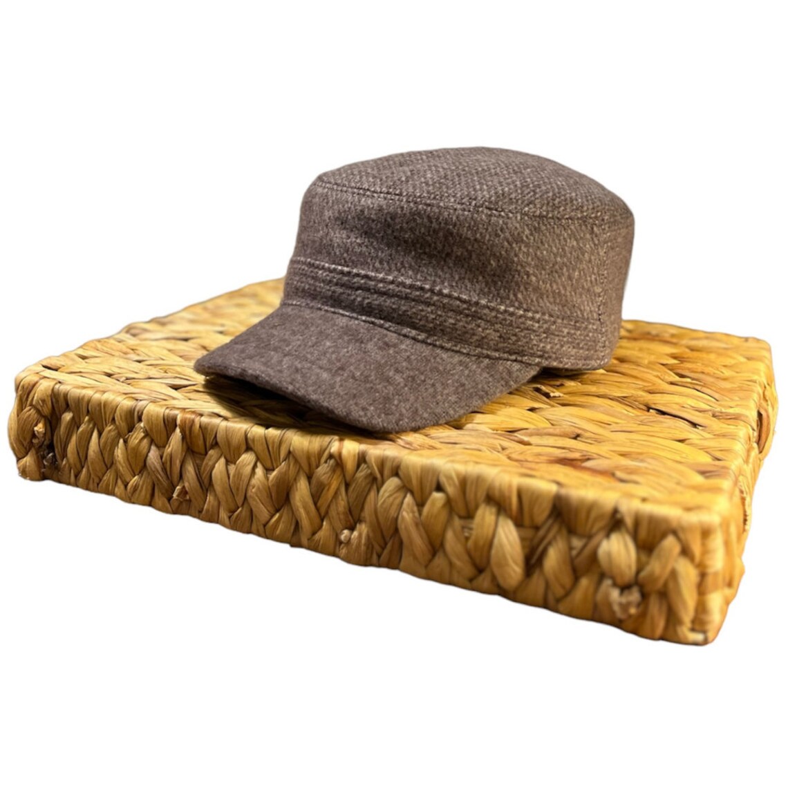 Cadet Cap, Army Style Hat, Castro Hat, Handmade Wool Hat, Camper Hat ...
