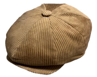 Casquette gavroche en velours pour homme, casquette plate irlandaise style scally, chapeau Gatsby vintage, chapeau plat d'hiver doux, accessoire de mode automne homme classique