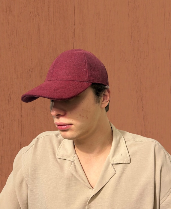 [teket] / ☆ 25SS Be Careful Trucker Cap / Burgundy Burgundy Baseball Cap, Trucker Hat, Hip-hop Hat, Street