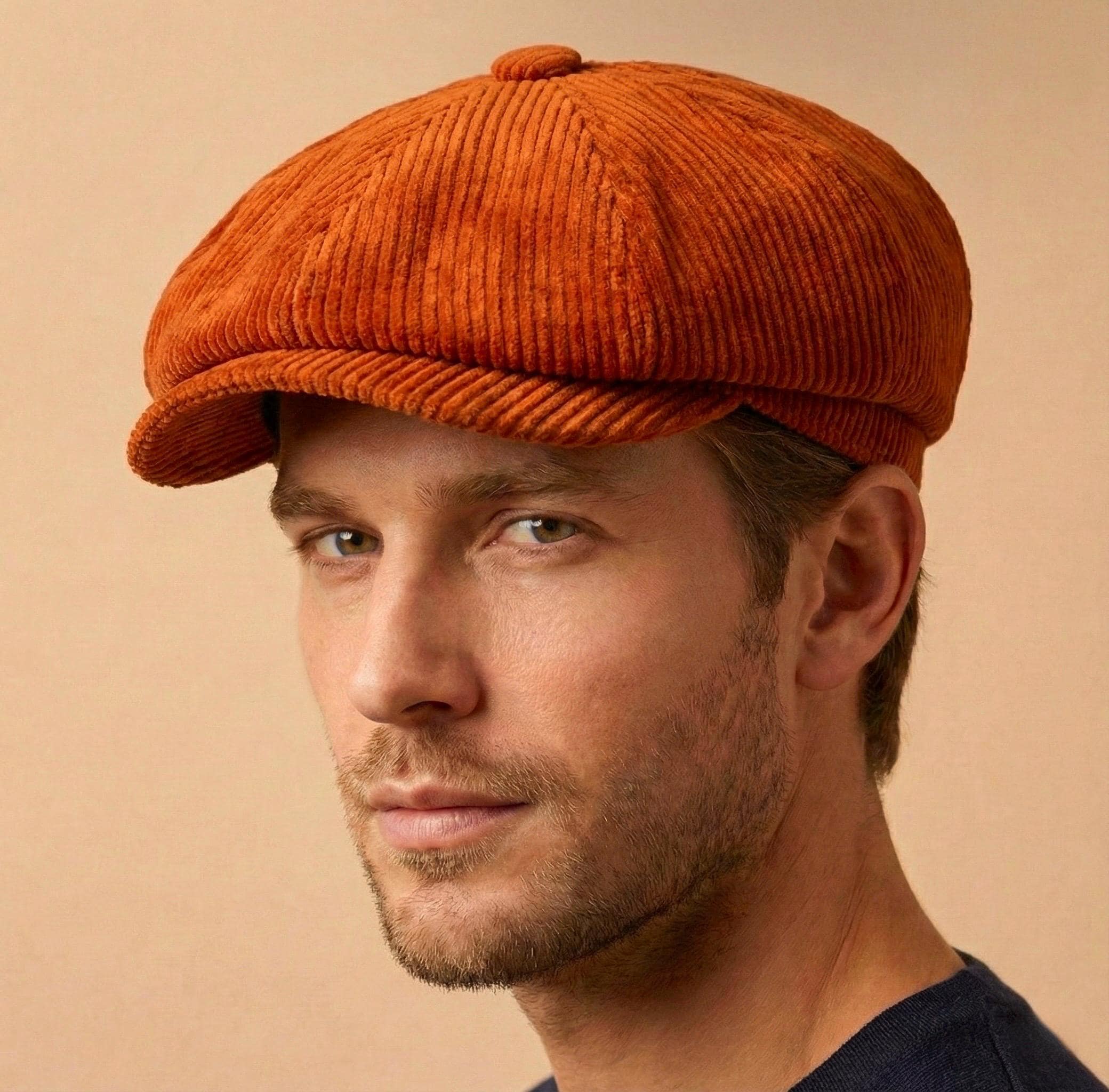 Red Straw Newsboy Hat Red Polyester Newsboy Caps for Men for sale | eBay main image 2