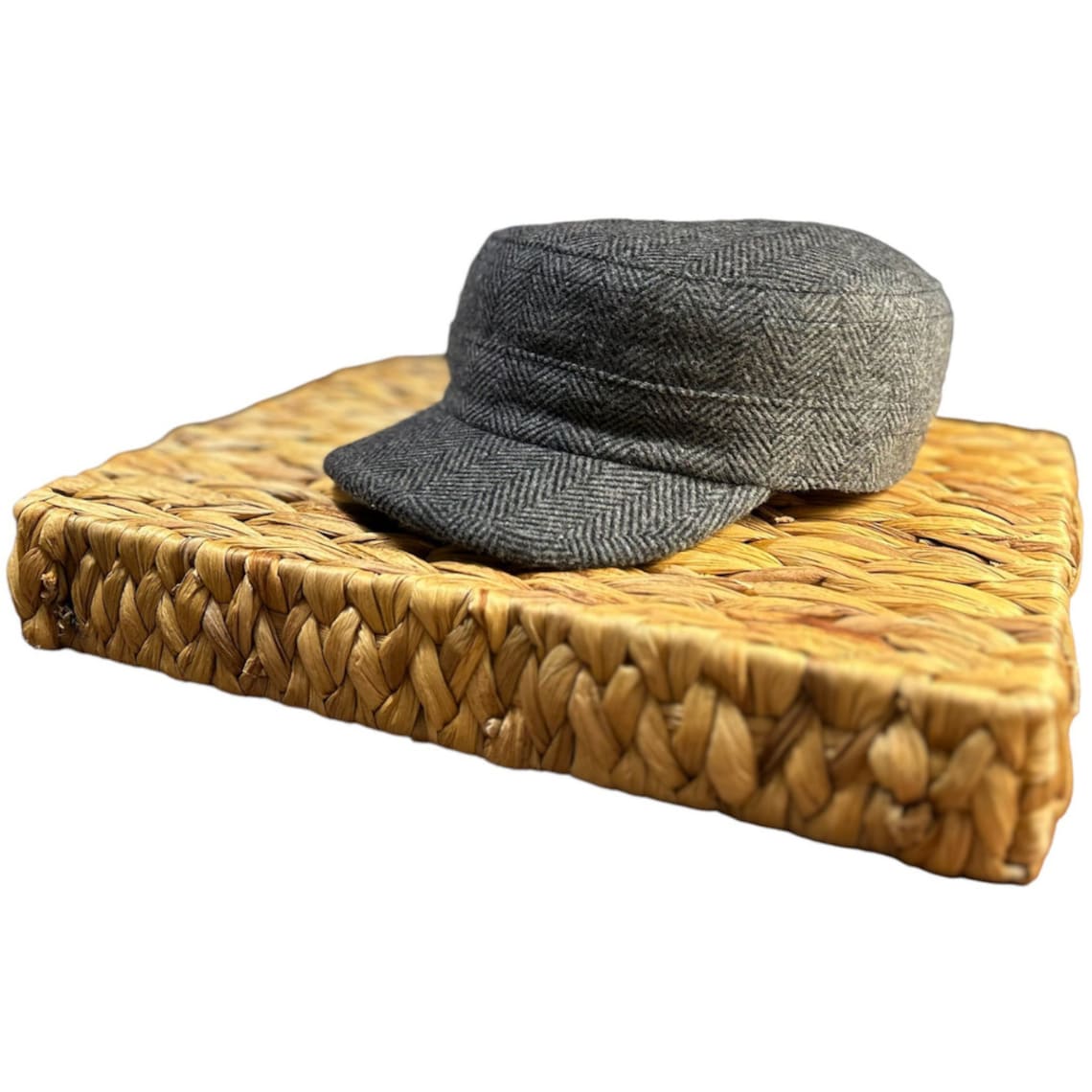 Cadet Cap, Army Style Hat, Castro Hat, Handmade Wool Hat, Camper Hat ...