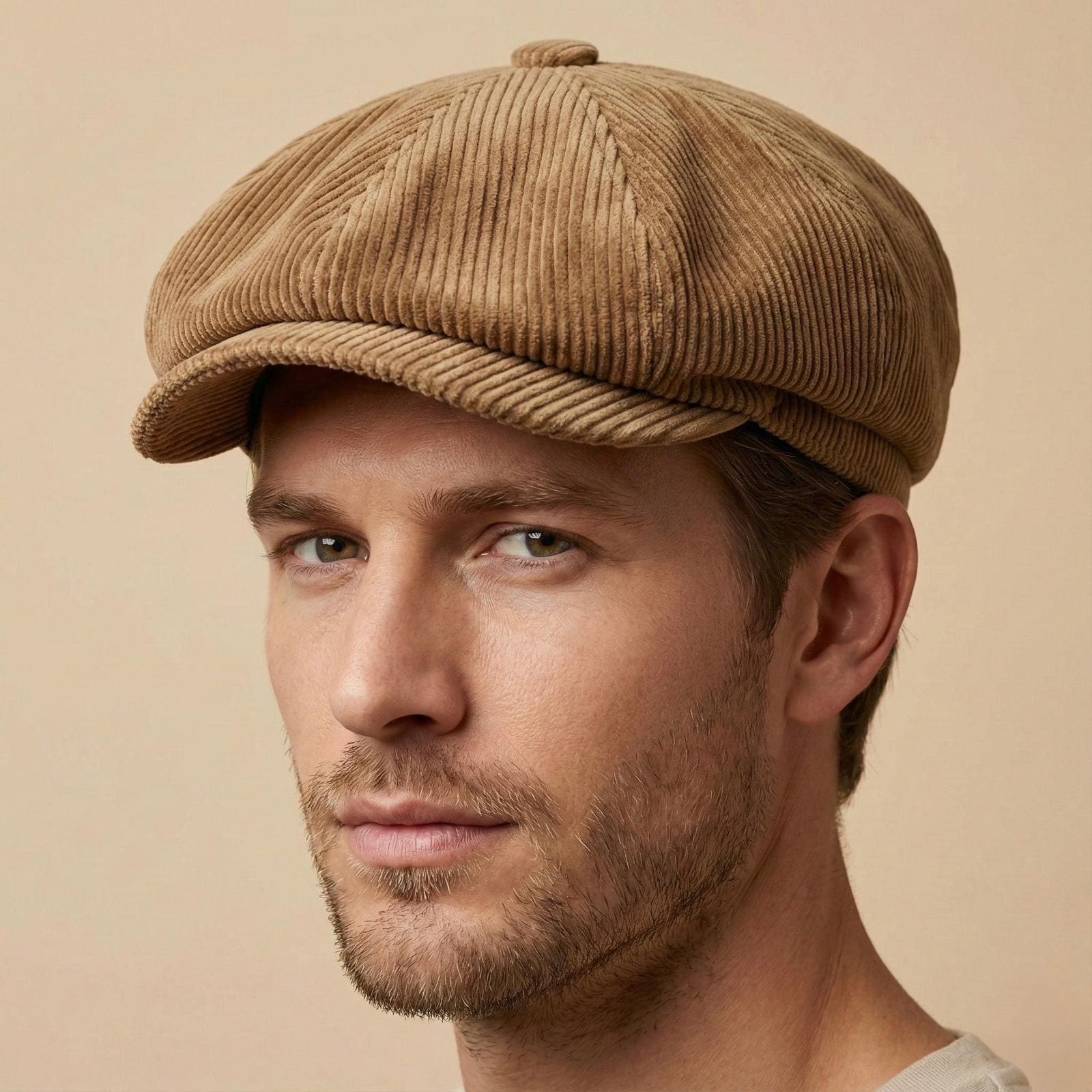 Camel Newsboy Hat - Etsy display picture 1