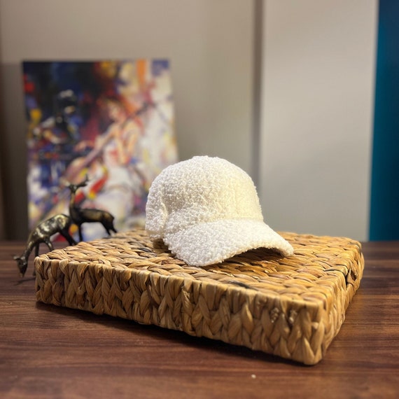 Cappello da baseball da uomo, con rosa, piatto, unisex, Hip Hop, da baseball, da donna, bianco, Taglia unica