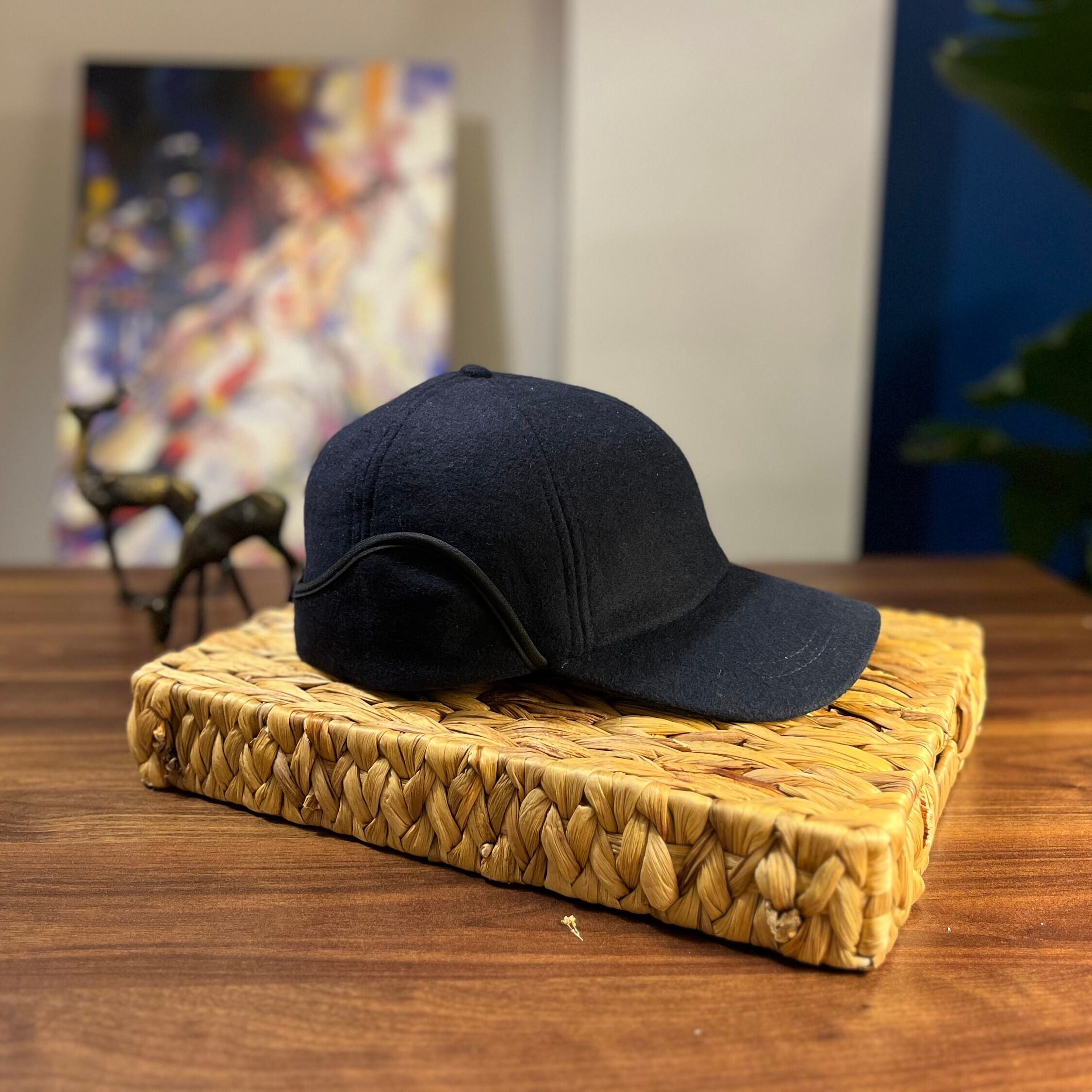 Casquette De Baseball D'Hiver Hommes Avec Cache-Oreilles Pliable - Chapeau Chaud Et Confortable