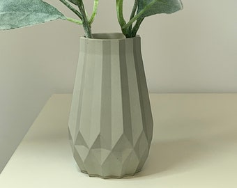 ORIGAMI Concrete Pencil Holder | Concrete Bud Vase I | Concrete Geometric | Pen Cup