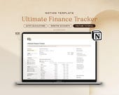 Notion Template Personal Finance Tracker Budget Tracker | Income and Expense Tracker Notion Template | Notion Finance Tracker, Money Tracker