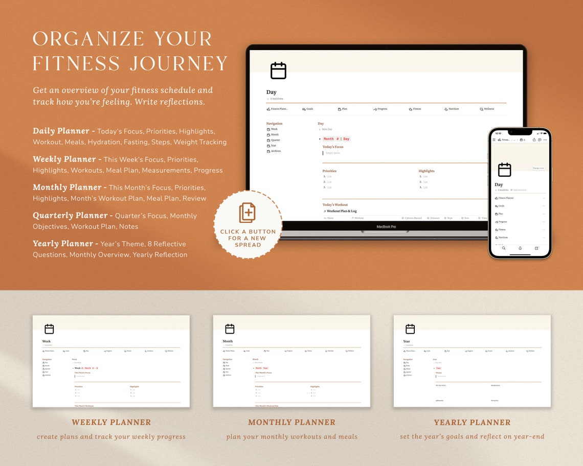 Notion Template Fitness Planner Weight Loss Planner Gym Etsy Notion Template Fitness Planner Weight Loss Planner Gym Etsy