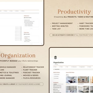 Notion Template Ultimate Life Planner All in One Notion Dashboard ...