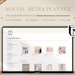 Notion Template Social Media Planner, Content Planner for Business & Freelancers Instagram Facebook Youtube Notion Planner Content Organizer 