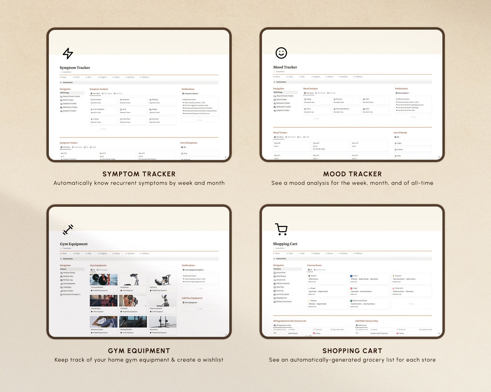 Notion Template Fitness Planner Weight Loss Planner Gym Etsy Notion Template Fitness Planner Weight Loss Planner Gym Etsy