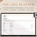 Notion Template Life Planner | Notion Dashboard, Notion Planner, All in One Notion Templates with Vision, Plan, Finance, Fitness, Nutrition 