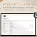 Notion Template Student Planner | Academic Planner, School Planner for Notion | Assignment Tracker College Planner Essay Planner Notion 