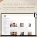 Notion Template Social Media Planner, Content Planner for Influencers Content Creators, Content Calendar Notion, Instagram Youtube Planner 