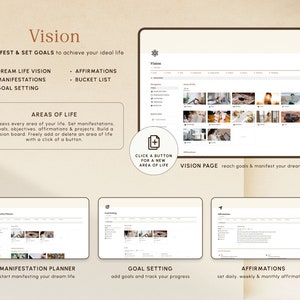 Notion Template Ultimate Life Planner All in One Notion Dashboard ...
