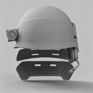 Arquivos para impressão 3D do capacete do fuzileiro colonial americano (USCM) de Aliens, réplica para cosplay.