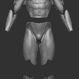3D Print Model  Dye Sub Muscle suit STL Files Under Armour Replica Prop Cosplay Style A