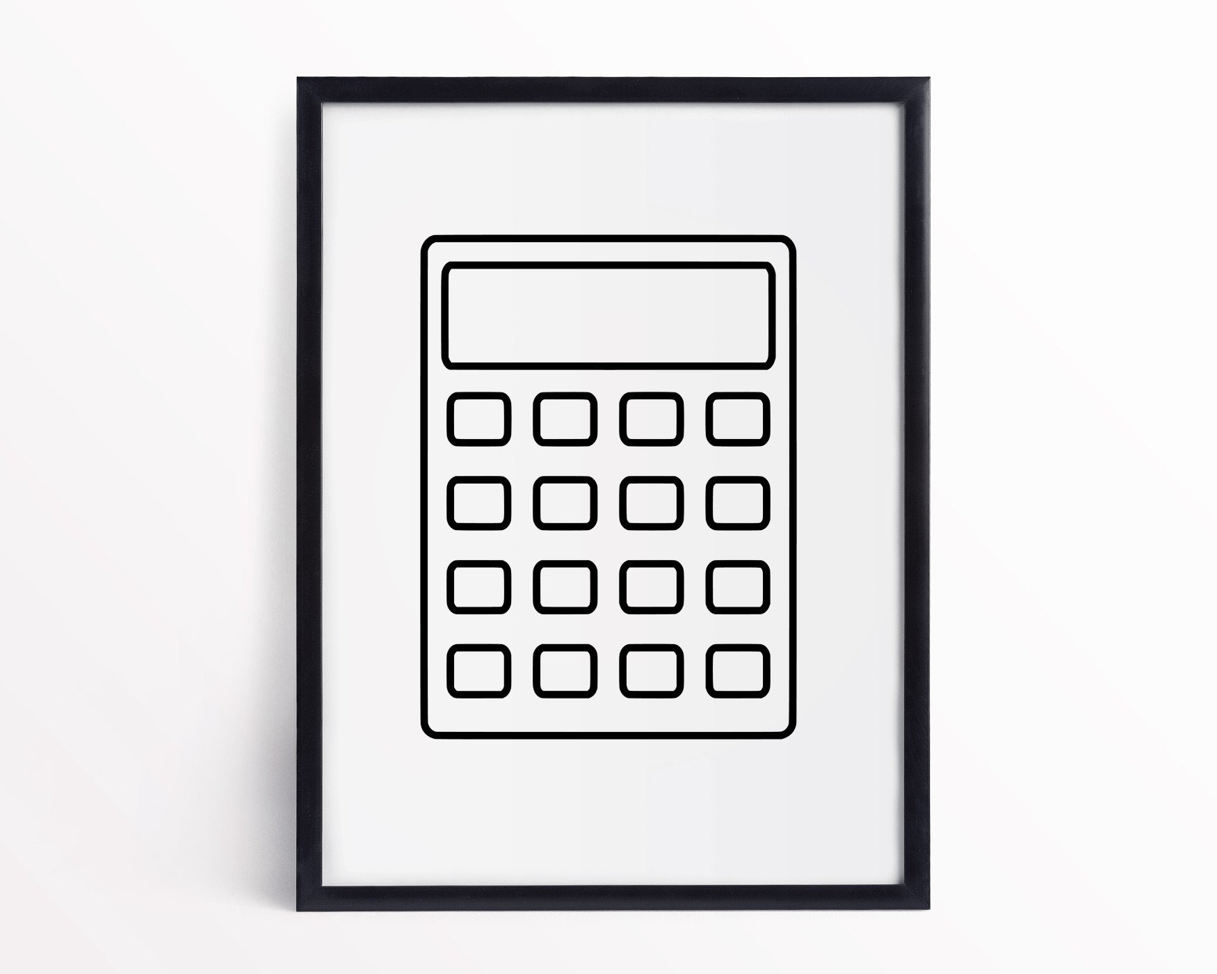Calculator Digital Download Svg, Png, Pdf, Jpg Etsy