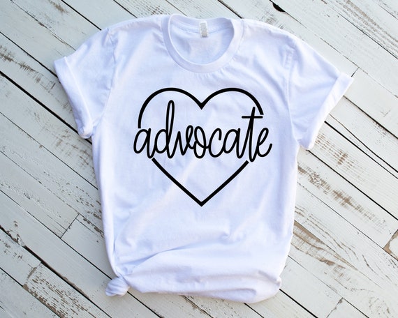 Advocate Heart Digital Download svg png jpg pdf