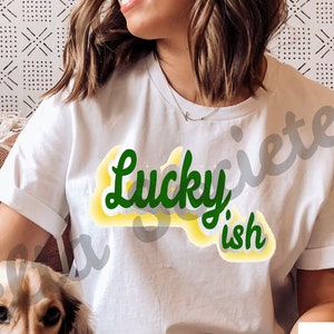 Luck svg, Lucky png, Lucky St Patrick&#39;s Day, Lucky cut file, SVG, PNG, JPG, Cricut, Silhouette, digital download, sublimation
