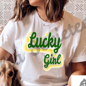 Luck svg, Lucky png, Lucky St Patrick&#39;s Day, Lucky cut file, SVG, PNG, JPG, Cricut, Silhouette, digital download, sublimation