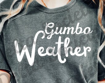 Gumbo PNG, Gumbo Season Png, Digital Art, Sublimation Design, Digital Download, Cajun, food words
