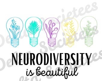 Neurodiversity is beautiful, Autism Awareness png, autism mom, autism shirt, autism teacher, sublimation, Digital Download, PNG, awareness