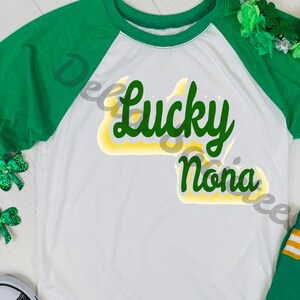 Luck svg, Lucky png, Lucky St Patrick&#39;s Day, Lucky cut file, SVG, PNG, JPG, Cricut, Silhouette, digital download