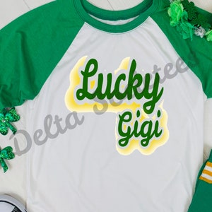 Luck svg, Lucky png, Lucky St Patrick&#39;s Day, Lucky cut file, SVG, PNG, JPG, Cricut, Silhouette, digital download