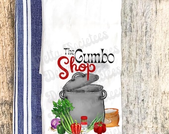 The Gumbo Shop, Gumbo PNG, Gumbo Season Png, Digital Art, Sublimation Design, Digital Download, Cajun, food words, gumbo pot