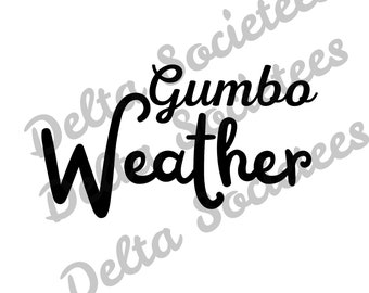 Gumbo PNG, Gumbo Season Png, Digital Art, Sublimation Design, Digital Download, Cajun, food words