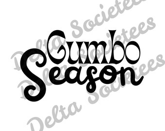 Gumbo PNG, Gumbo Season Png, Digital Art, Sublimation Design, Digital Download, Cajun, food words