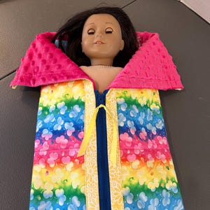 Sleeping bag for 18 inch doll