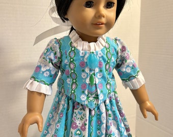 Colonial dress for 18” doll