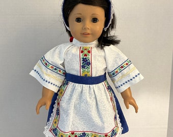 Ukrainian outfit for 18” doll