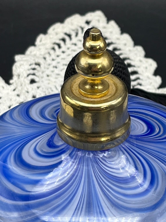 Vintage Royal Limited Crystal Perfume Bottle, Blu… - image 5