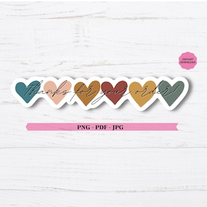 Thanks For Your Order, Thank You PNG, Thank You Stickers, Happy Mail Stickers For Small Business, Personalized Sticker, Digital File
