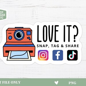 Love It PNG, Thank You For Your Order, Thank You Stickers PNG, Happy Mail Stickers For Small Business, Personalized Sticker