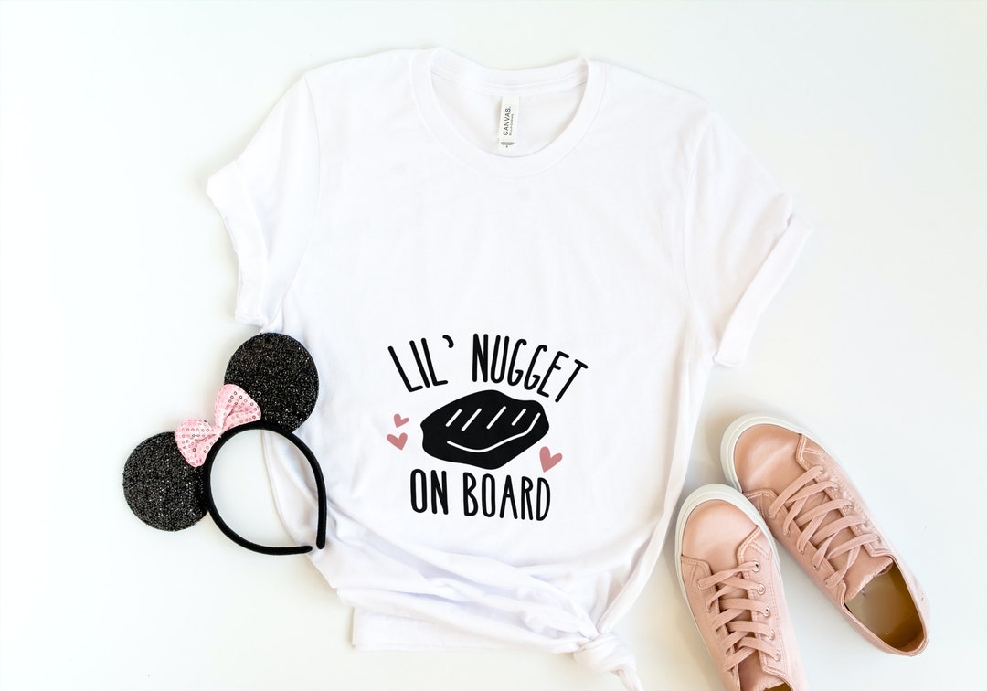 Lil Nugget on Board Svg Lil Nugget Baby Shower Digital Etsy