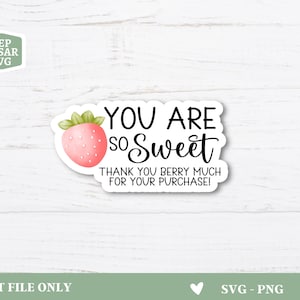 Thank You For Your Order SVG, Thank You Stickers SVG, Happy Mail Stickers For Small Business, Personalized Sticker, Small Business Sticker