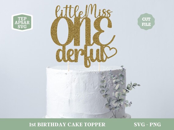 Little Miss Onederful SVG Miss Wonderful Svg Birthday Cake - Etsy