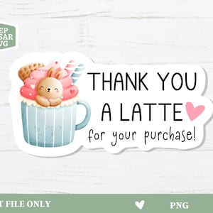 Thank You For Your Order PNG, Thank You Stickers PNG, Happy Mail Stickers For Small Business, Personalized Sticker, Small Business Sticker